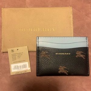 Burberry credit card holder.